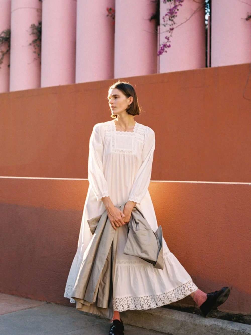 Christy Dawn Yolanda Dress XS in Alabaster
